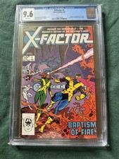 X-Factor #1 CGC 9.6 - Marvel 1986- White pages- Origin of X-Factor picture
