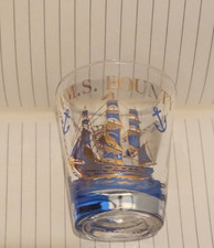 Vintage H.M.S. Bounty Shot Glass Travel Souvenir picture