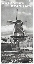 Vintage Aalsmeer Holland Travel Information Brochure Photo Images 1960s picture