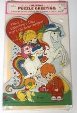 Vintage Rainbow Brite Valentine Card Puzzle picture