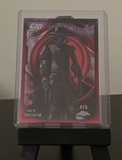 2026 Topps Star Wars Chrome Cad Bane /5 True Red picture