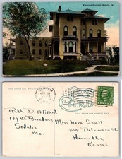 Mapwood Hospital Sedalia MO Postcard 1912 Divided Back Architecture picture