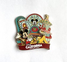 2011 Disney DLR California Adventure Paradise Pier Pin with Mickey & Pluto picture