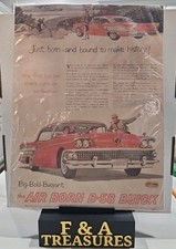 1958 Buick Automobile Ad Page The Air Born B-58 Buick Roadmaster picture