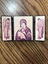 Religious Triptych  Madonna with Child and Saints picture