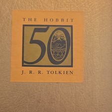 The Hobbit 50 by J.R.R. Tolkien Gold Cover - Lord of the Rings Fantasy picture