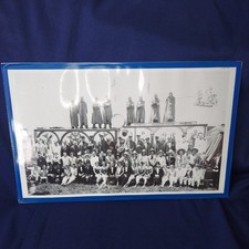 Vintage Circus Clowns, Cowboys, and Sheikh Photo early 1900s 20x12 picture