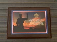 Boy Scouts Of America Scout Oath Plaque BSA New Discontinued picture
