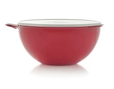 Tupperware 32 Cup 7.8L Thatsa Mixing Bowl Red New picture