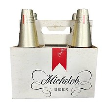 Michelob Beer Bottles 4 Sealed Display Only in Original Carton-Very RARE picture