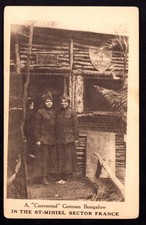 Postcard France St. Mihiel Salvation Army Converted German Bungalow c. 1918 WW1 picture