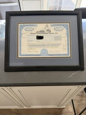 Marvel Enterprises Group Inc. Framed Authentic Stock Certificate (Cancelled) picture