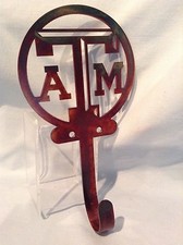 Texas A & M Robe Hook  Lazer Cut Rainbow Coppertone Steel $19.99 picture