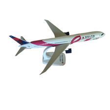 FlightMiniatures Delta Boeing 767-400 BCRF Pink Ribbon Desk 1:200 Model Airplane picture