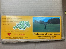 Vintage Lakewood Golf Course Score Card Dixon Ford Belmont Cramerton NC B77 picture