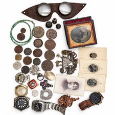 Old Treasure Lot Coins Ambrotype Photo Watches Antique RARE Unknown items picture