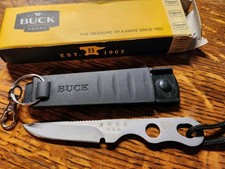 Discontinued Buck 860 Hartsook Ultralite Neck Knife CPM S30V BOS Heat Treat Box picture