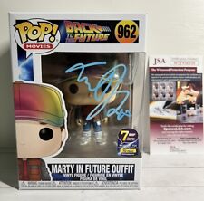 Funko Pop Marty in Future Outfit 962 Signed By Michael J Fox JSA Hard Stack picture