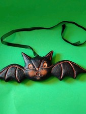 Rare Primitives By Kathy Johanna Parker Halloween Double Sided Hanging Bat picture