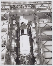 Apollo 11 Saturn V Stacking Kennedy Space Center 1969 - Original NASA Photo picture