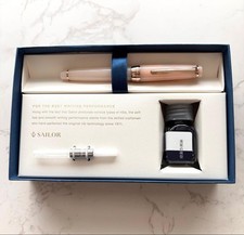 Sailor Usagiya Princess Rose Fountain Pen MF Nib Limited Ink Set Japan picture