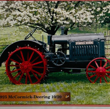 1925 McCormick Deering 10/20 Antique Tractor 1970-80 Book Print Agriculture C80A picture