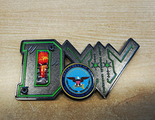 Department of the War Whiteman AFB Stealth B-2 Challenge Coin 4”x2” picture