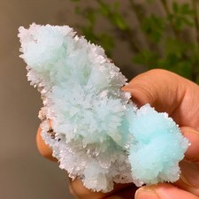 39G Natural blue texture stone crystal,Heteropolar of Chinese blue aragonite picture