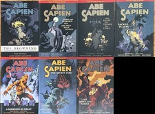 Abe Sapien TPB Lot 7 Vol 1 3-8 Mike Mignola Dark Horse Hellboy 1st Print picture