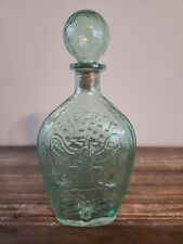 Vintage Liberty Green glass bottle ( from stopper to bottom 11 inches) picture