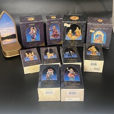 Fontanini Heirloom Nativity 11 Piece Lot Holy Family Aurora Samantha David Roman picture