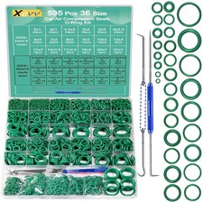 595 Pcs Metric and SAE Air Conditioning O-Ring Kit for Automotive A/C, Compresso picture