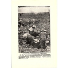 Canadian Forces on Vimy Ridge, Sir Arthur Currie 1919 WWI Print AF9-17 picture