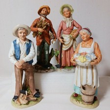 4 Homco #8829 & 8824 Old Man & Wife Farm Couple 10