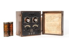 1922 Deforest DT-800 Radio Amplifier w/Good Transformers & Good Tubes * Rare Amp picture