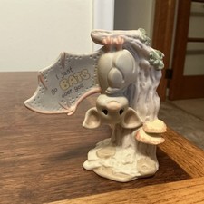 Vintage Halloween Precious Moments - I Just Go Bats Over You 2002 Rare picture