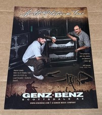 Aaron Lewis of Staind - Genz-Benz Amps - 2007 Print Advertisement picture