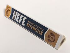 DRAKE'S HEFE Hefeweizen Beer Tap Handle Man Cave Kegerator Beer Tap Three Sided picture