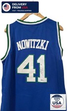 Dirk Nowitzki Auto Signed NBA JERSEY BAS Authentication picture