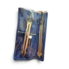 Vintage Alvin Germany Drafting Compass Divider Set Drawing Tools With Case picture