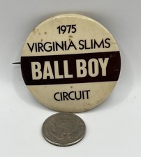 1975 Virginia Slim’s Ball Boy Circuit Button picture