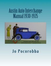 AUSTIN Car Parts Interchange Manual 1930-1931-1932-1933-1934-1935~Find Parts~NEW picture