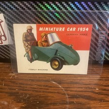 German Miniature 1954 - 1954 Topps World on Wheels #165 picture
