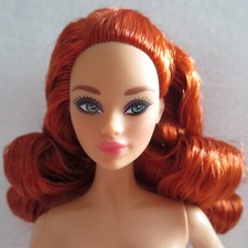 NEW 2022 Barbie Christmas Holiday Doll ~ Red Hair Redhead Model Muse ~ Nude picture