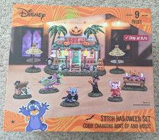 2026 Exclusive Disney Stitch Halloween 9pc Set Color Changing Light Up Music NEW picture