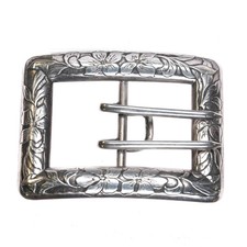 Antique William Kerr American Sterling silver Art Nouveau belt buckle picture