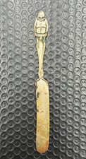 Vintage Billiken Letter Opener Desk Paper Knife Royal Order of Jester Free Mason picture