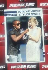KANYE WEST TAYLOR SWIFT 2009 MTV VMA's custom RC ROOKIE CARD ACEO  picture