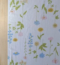 Vtg Wamsutta King Flat Sheet & 3 Pillow Case Ultracale Wildflower Floral Cottage picture