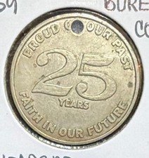 1934-1959 LANDMARK FARM BUREAU CO OPERATIVE 25 YEARS OF SERVICE TOKEN-27MM picture